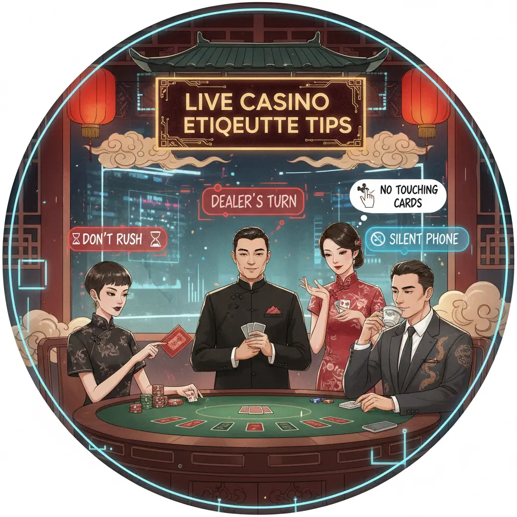 Live casino etiquette tips - blackjack