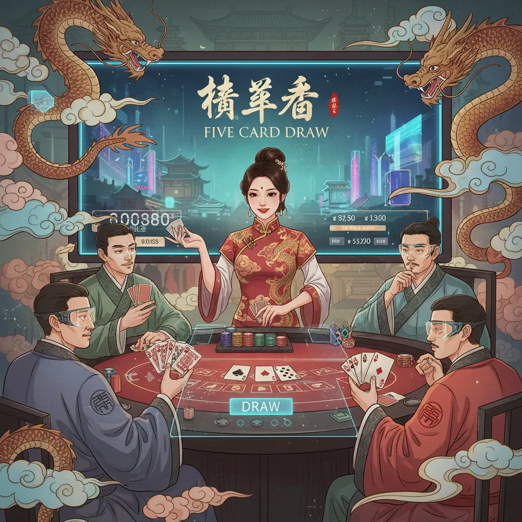 Live dealer poker variations - Five