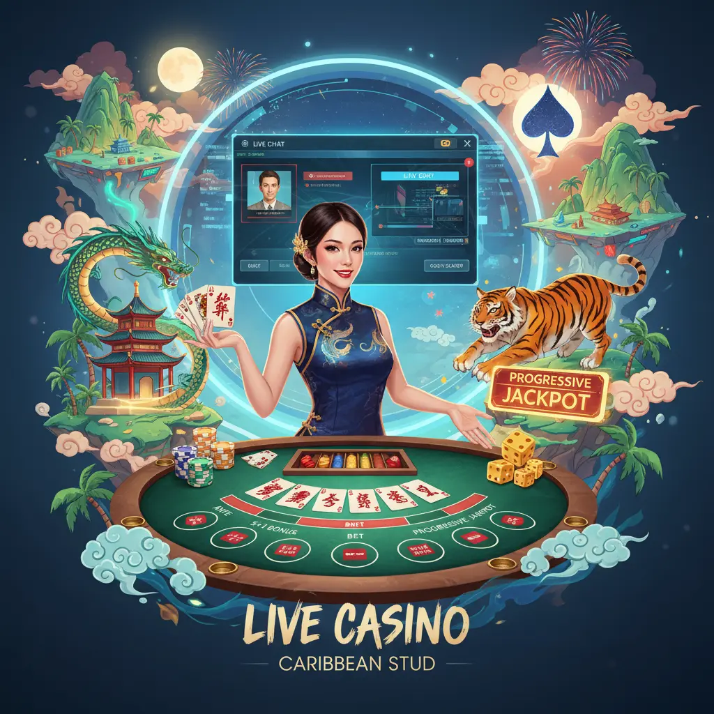 Caribbean stud live dealer games - Casino