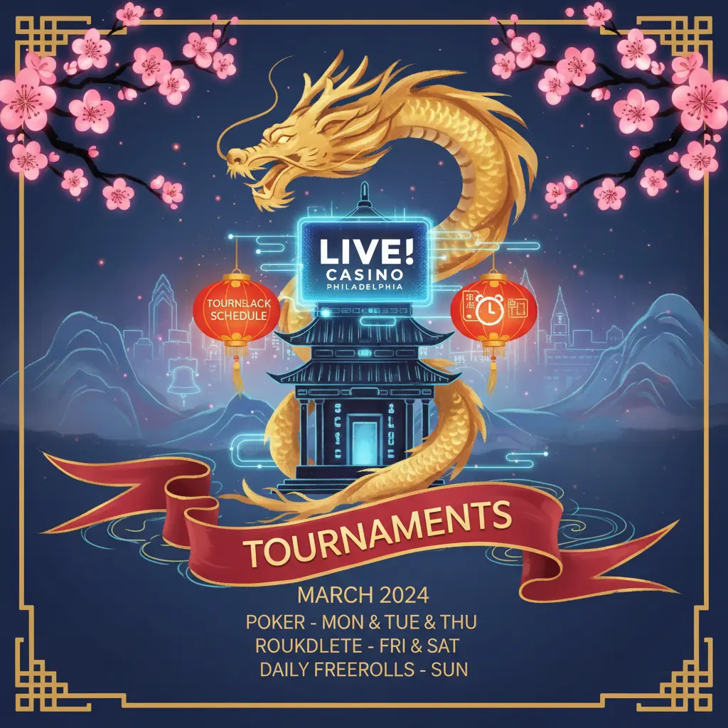 Live casino tournaments schedule - Philadelphia