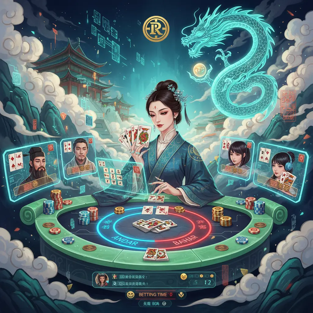 Live dealer andar bahar online - Rummy