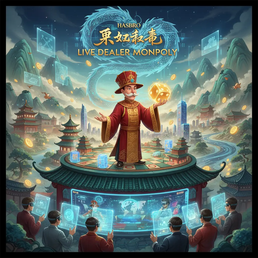 Live dealer monopoly experience - Hasbro