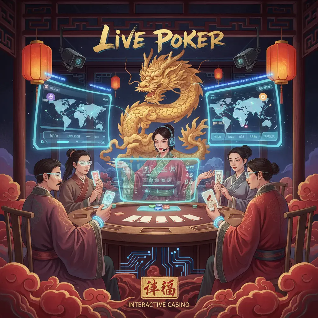 Interactive live casino games - Poker