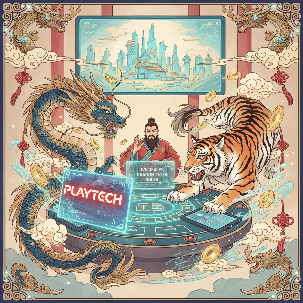 Live dealer dragon tiger rules - Playtech