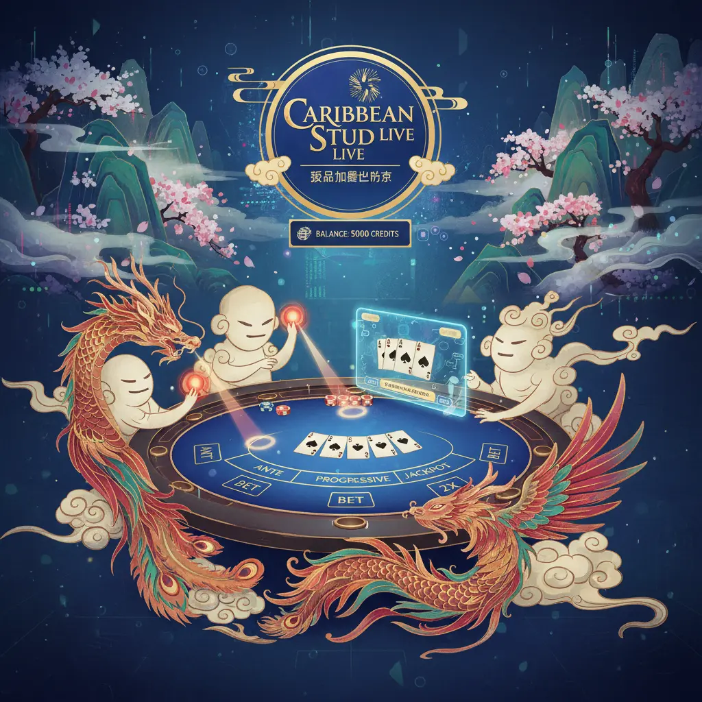 Caribbean stud live dealer games - Caribbean