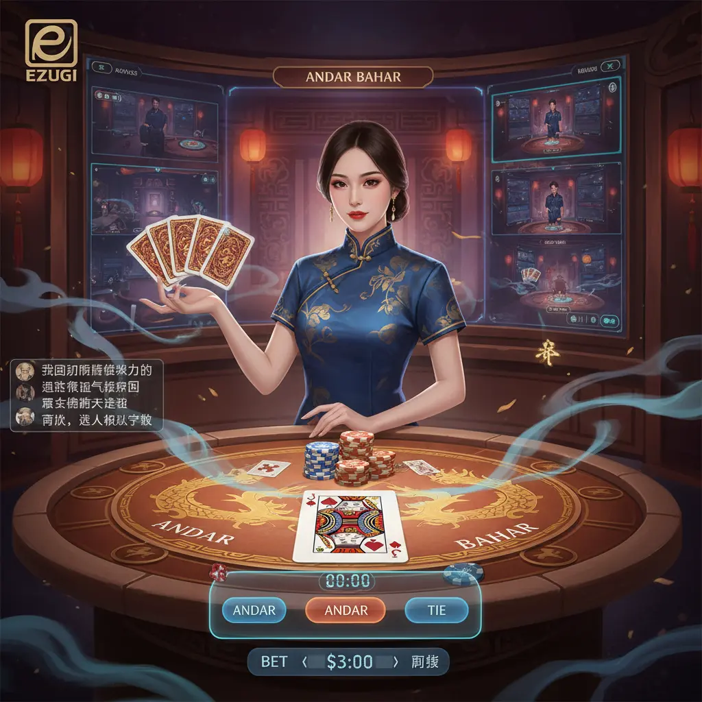 Live dealer andar bahar online - Ezugi