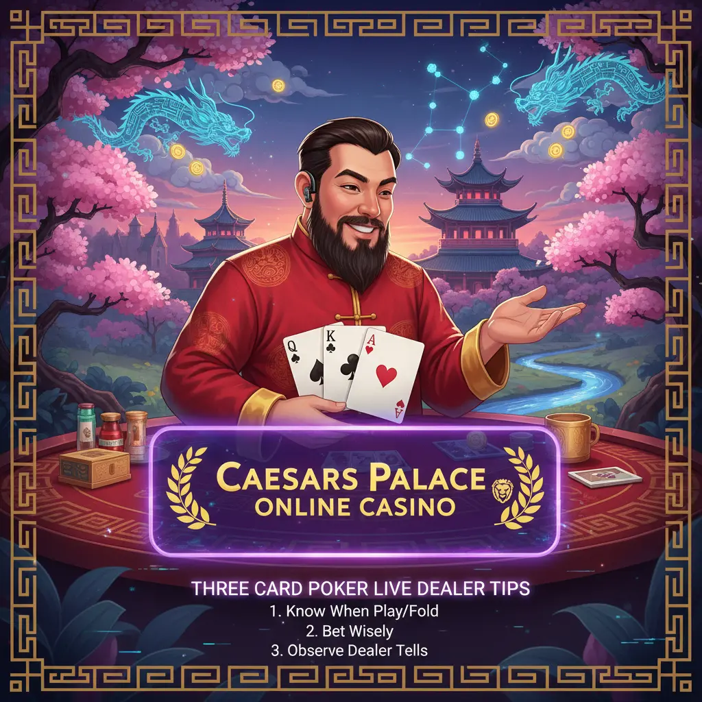 Three card poker live dealer tips - Caesars