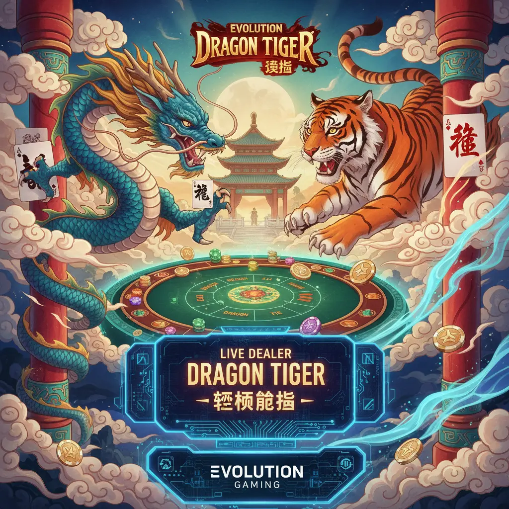 Live dealer dragon tiger rules - Evolution