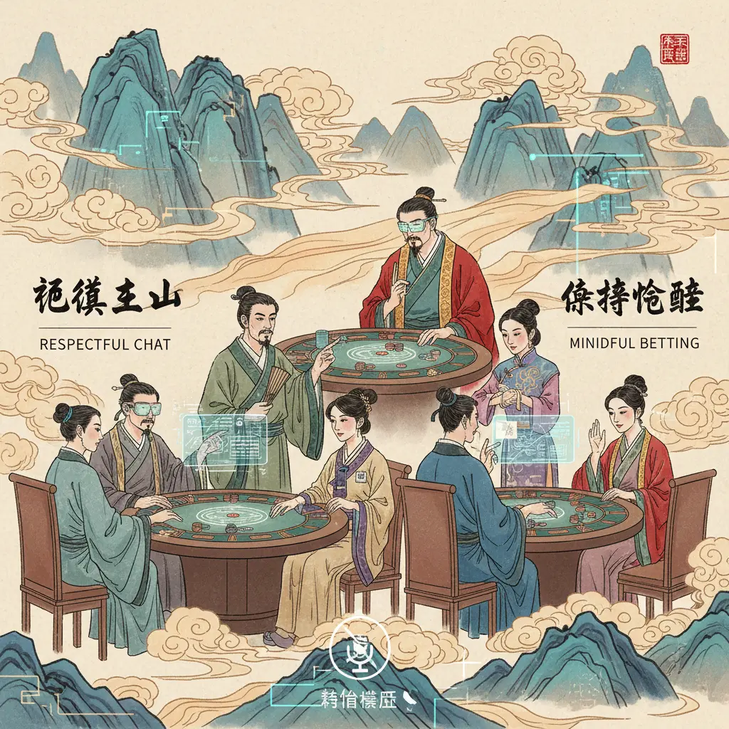 Live casino etiquette tips - Players