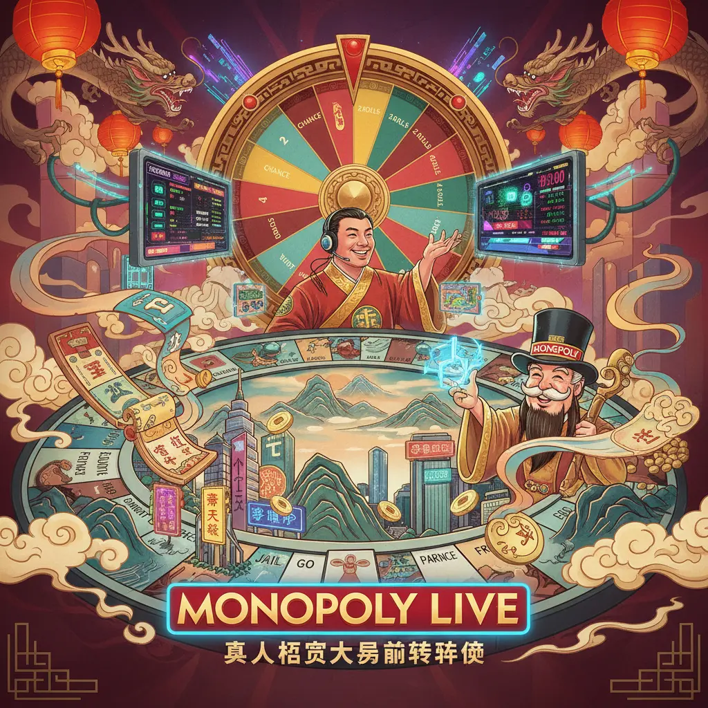 Live dealer monopoly experience - MONOPOLY