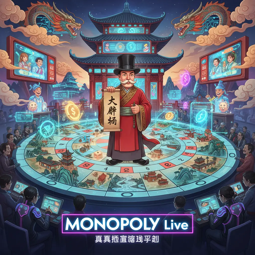 Live dealer game show varieties - MONOPOLY
