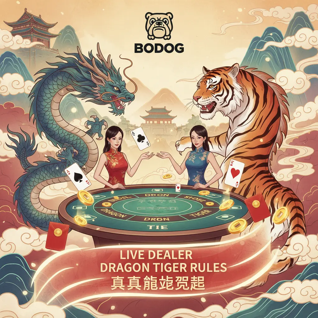 Live dealer dragon tiger rules - Bodog